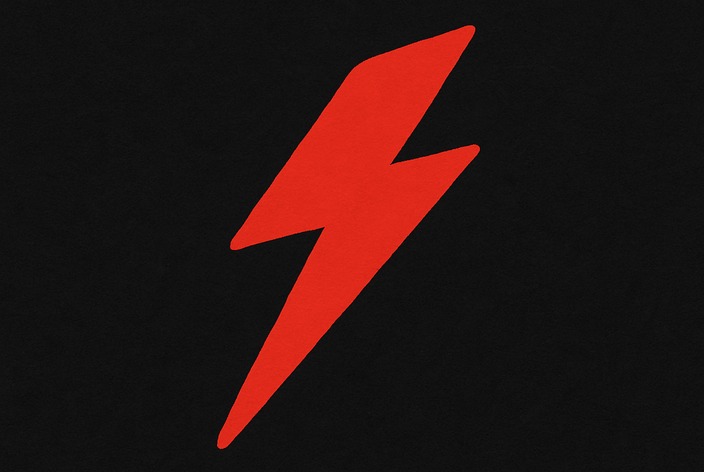 Impulse Riot red lightning bolt